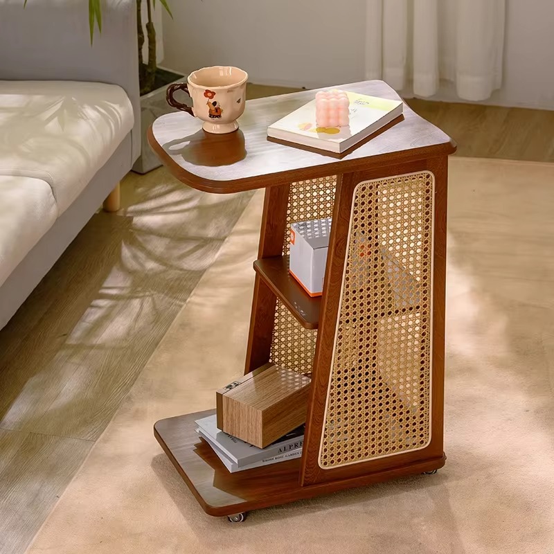 Coffee Tea Or - Moderne stijl massief houten bijzettafel, kleine