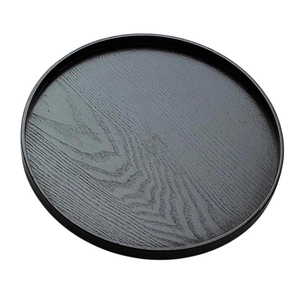 Coffee Tea Or - Houten theeblad, klassiek geschilderd, decoratief rond
