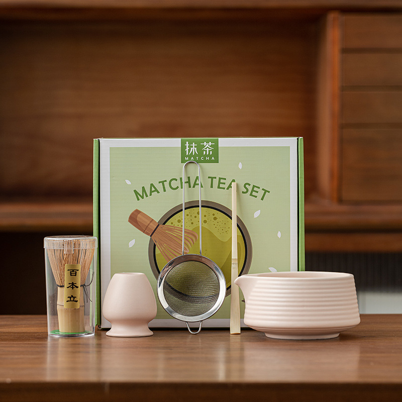 Matcha Whisk Set - Japanse Matcha Thee Set, Matcha Kom,