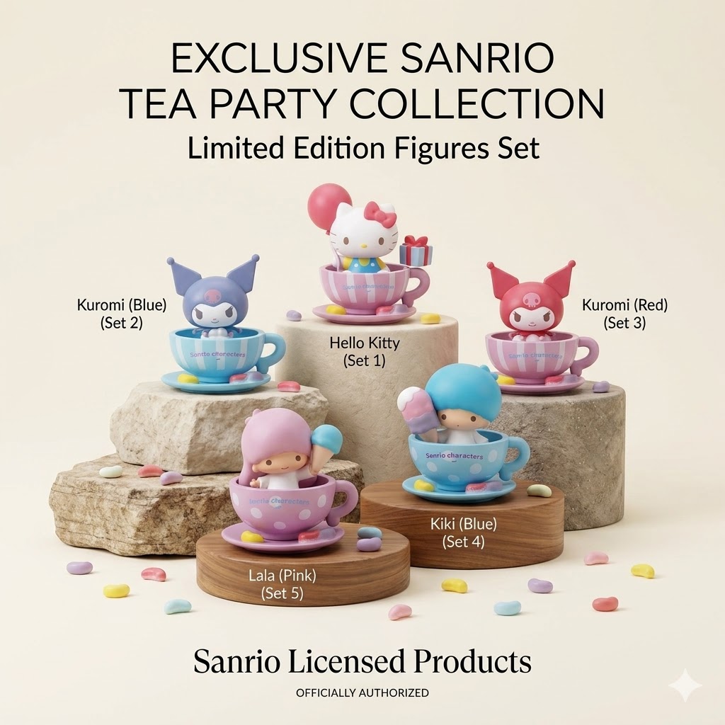 Coffee Tea Shop - Sanrio gelicenseerde schattige koffiekopjes blind box