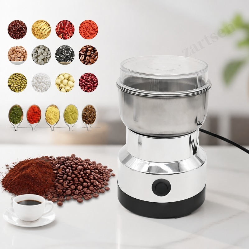 Coffee Tea Shop - Multifunctionele keukenmachine met 4 messen: graanmolen,