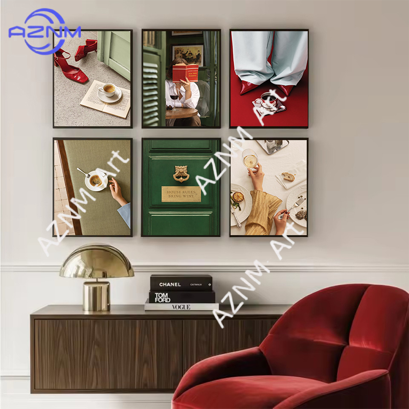 Coffee Tea Poster - Mode Vrouwen Afternoon Tea Koffie Poster
