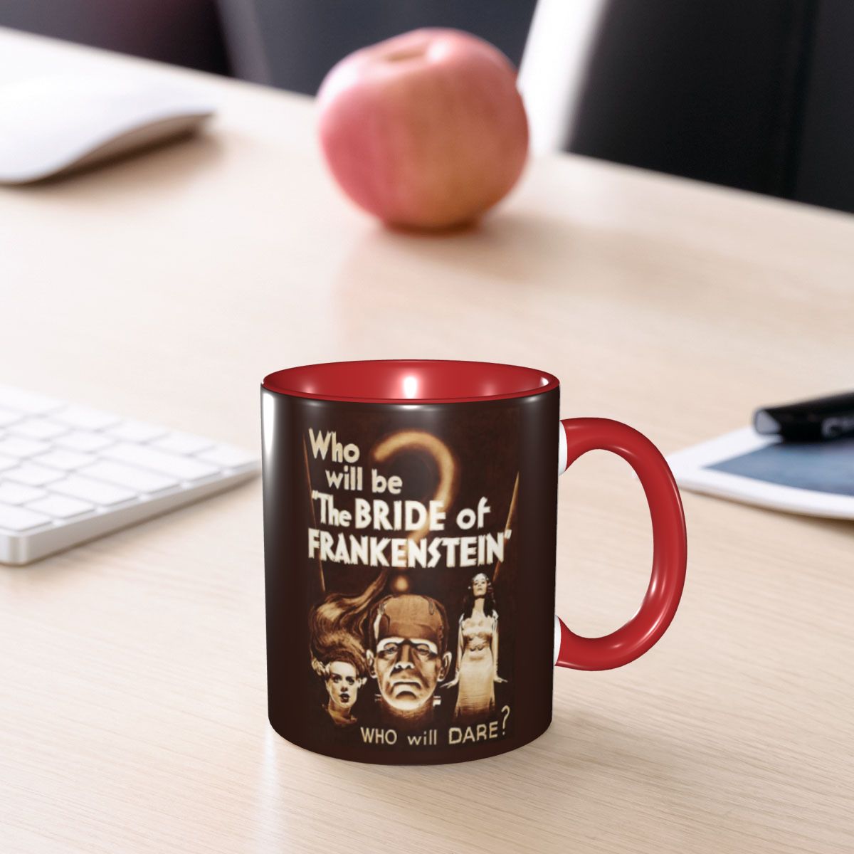 Coffee Tea Poster - Bride Of Frankenstein Poster Mok Grappige