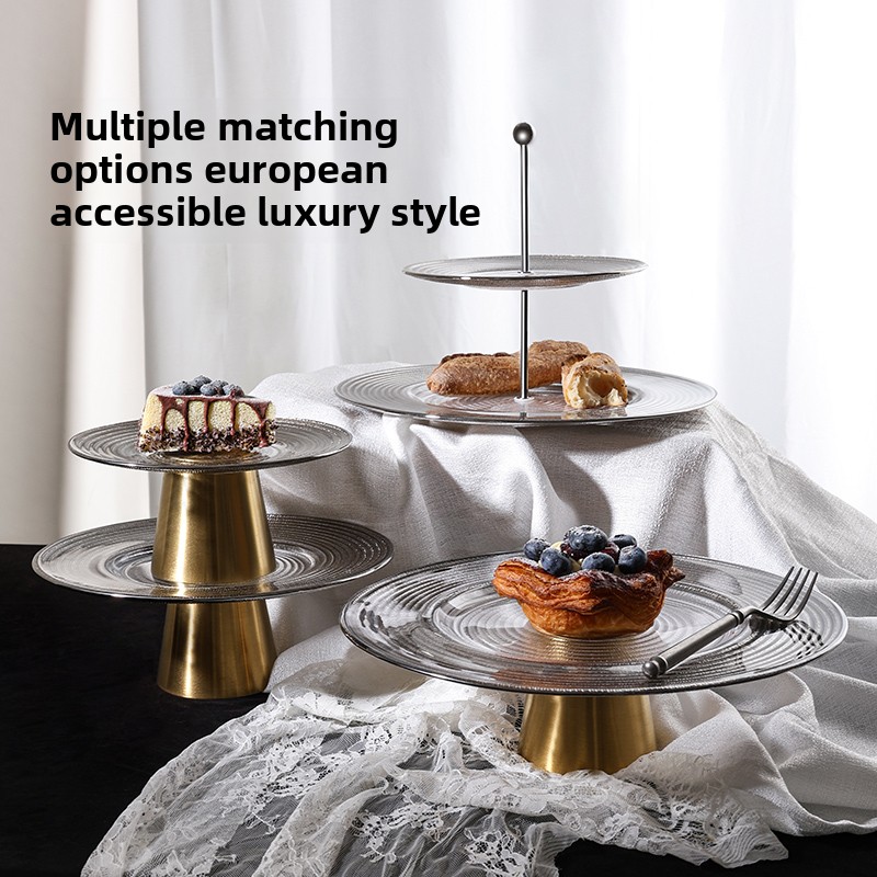Coffee Tea Break - Europese desserttafel displaystandaard, hoge glazen snackstandaard,