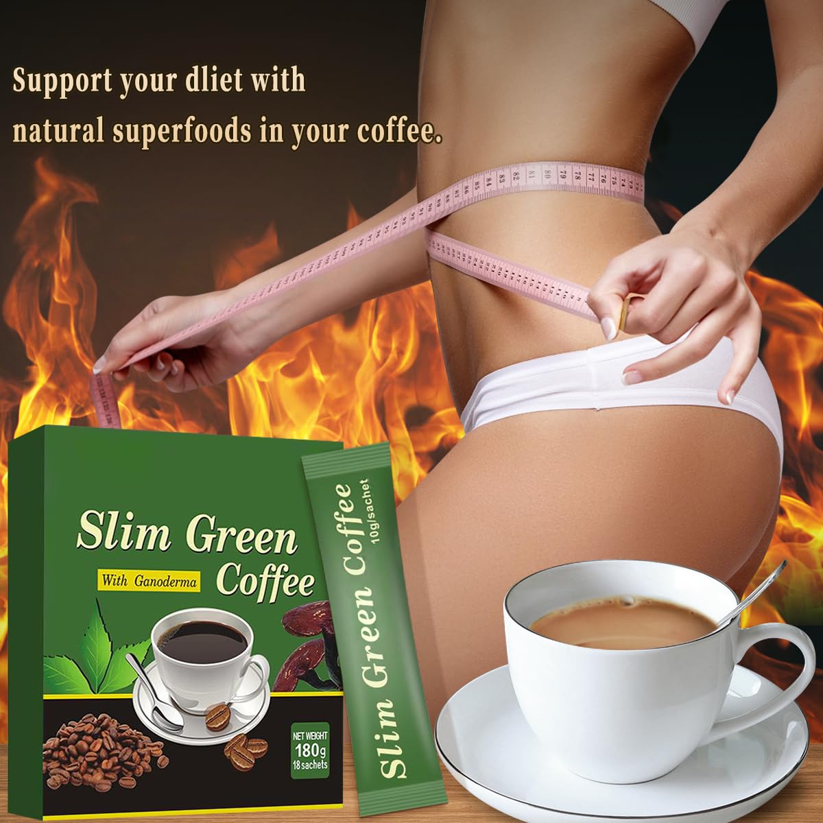 Coffee Tea Weight Loss - 18 stks/doos Premium Slanke Groene Koffie