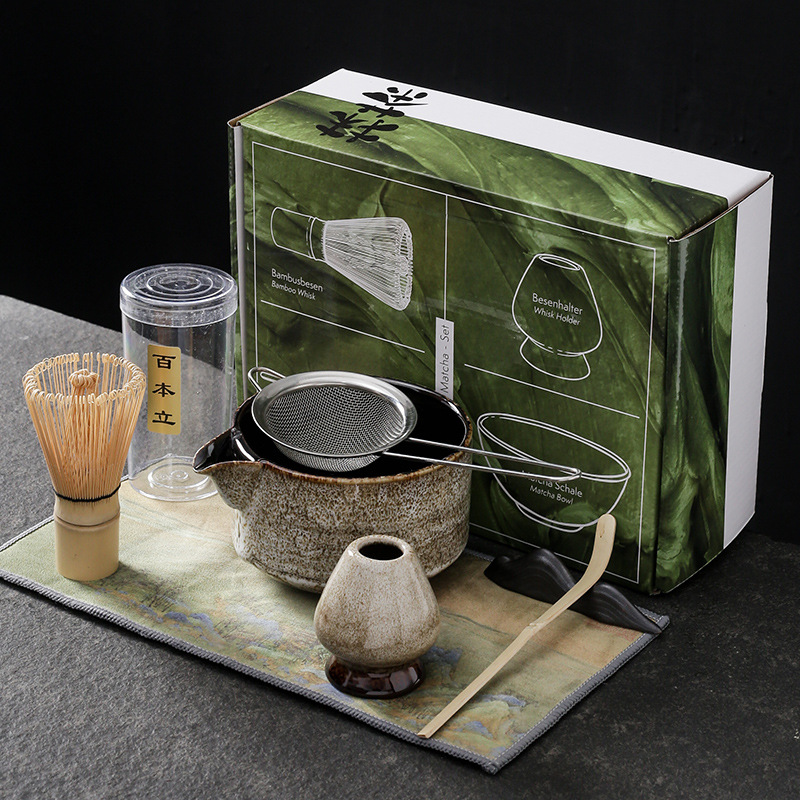 Matcha Whisk Set - 7 stks 4 stks Japanse Matcha