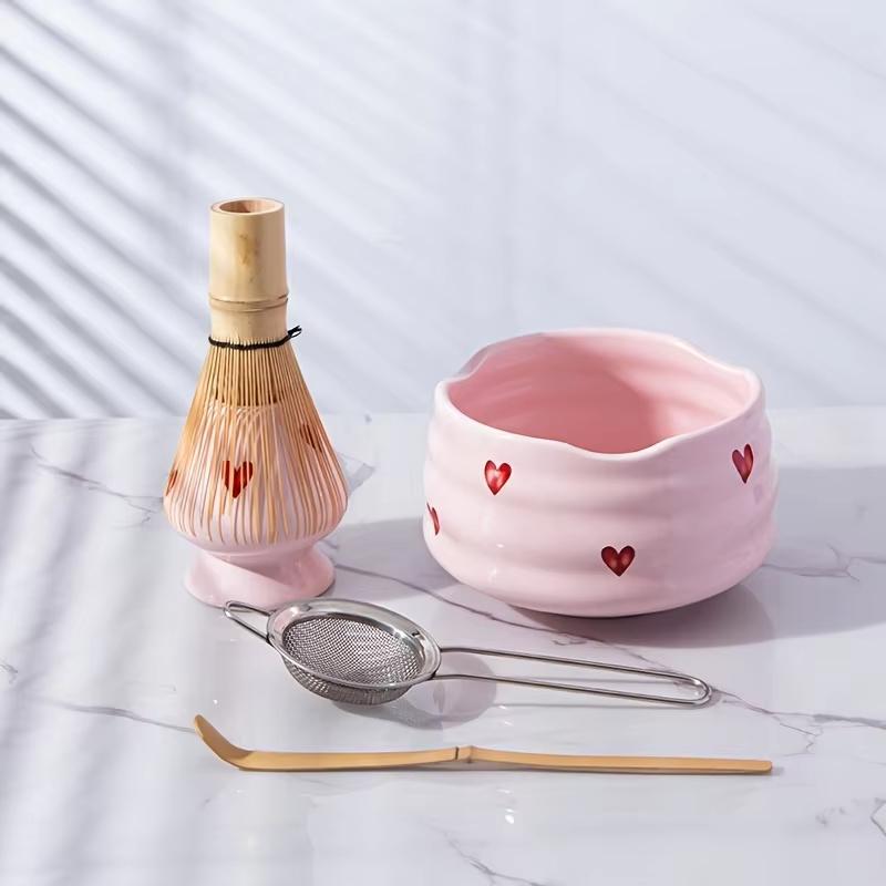 【2/4/5-delige schattige hartvo - Matcha Whisk Set recensie en prijs