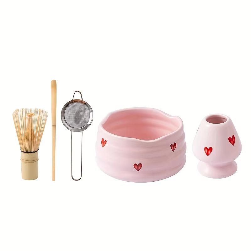 【2/4/5-delige schattige hartvo - Matcha Whisk Set recensie en prijs