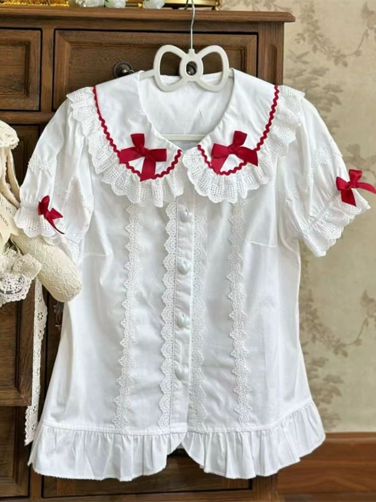 Japanse Sweet Lolita Blouse Da - Coffee Tea Weight Loss recensie en prijs