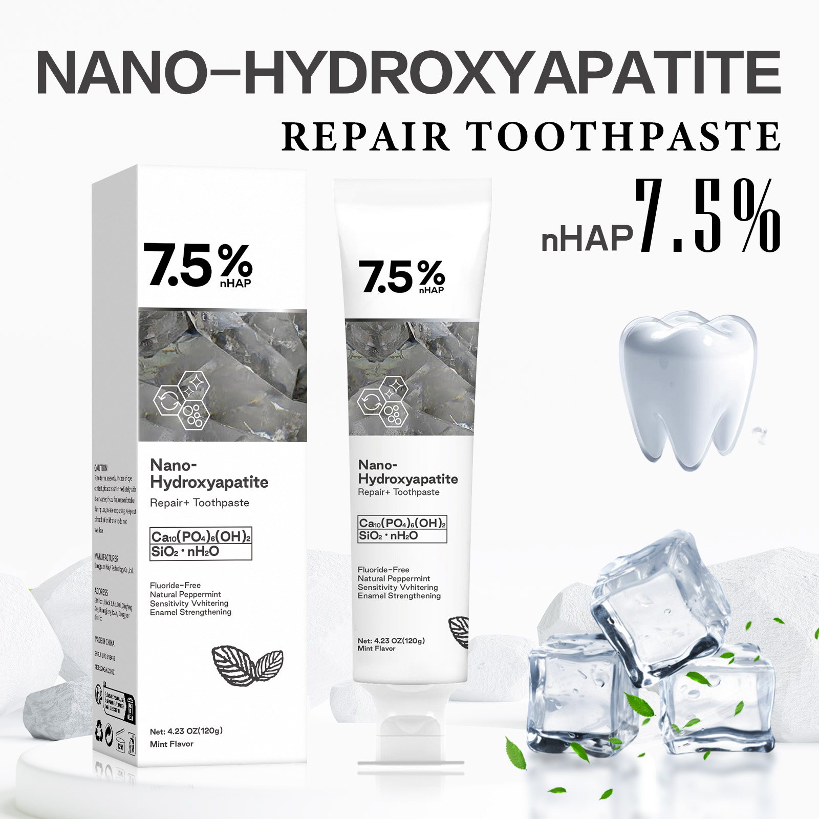 Nano Hydroxyapatiet Tandpasta  - Coffee Tea Unit recensie en prijs