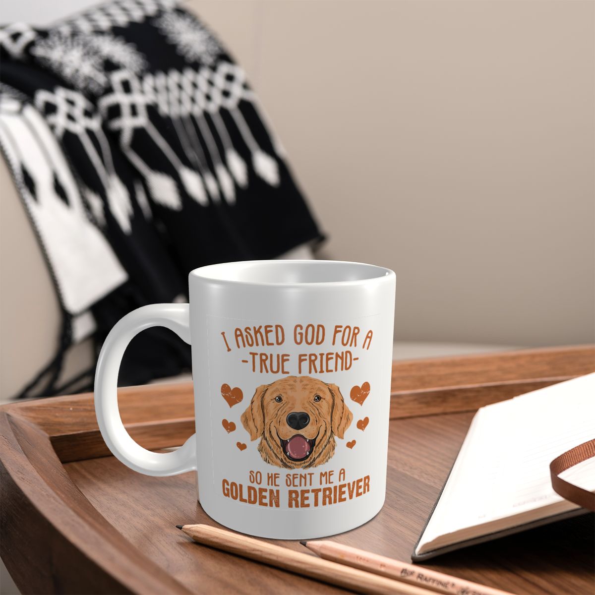 Mark Cup Mok Golden Retriever  - Coffee Tea You And Me recensie en prijs