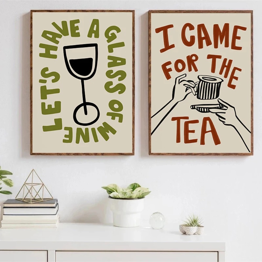 Coffee Shop Afternoon Tea Croi - Coffee Tea Poster recensie en prijs