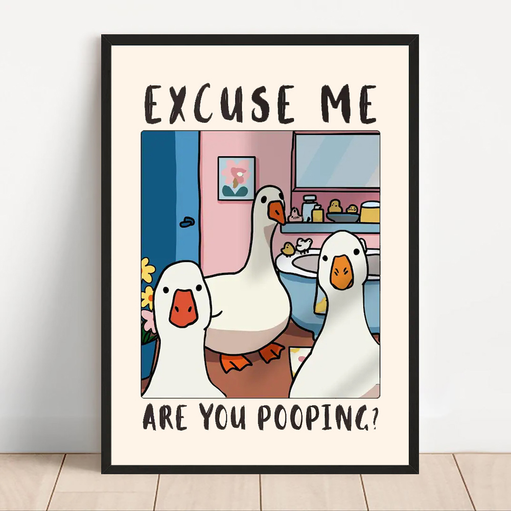 Schattige dieren canvas gedruk - Coffee Tea Poster recensie en prijs