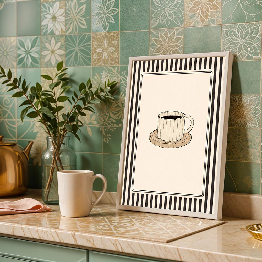 1 stuk frameloze Coffee Advent - Coffee Tea Poster recensie en prijs