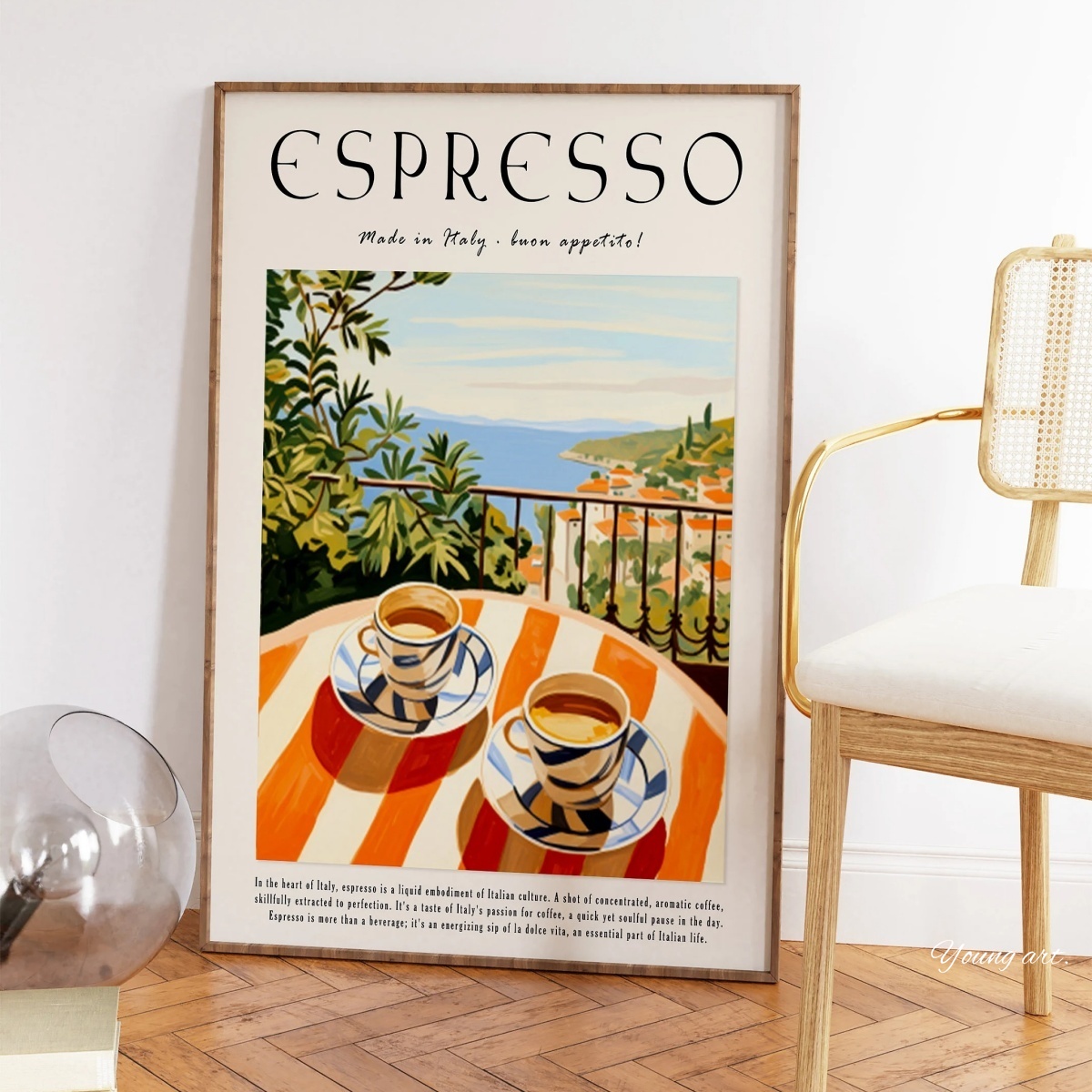 Italiaanse Espresso Koffie Can - Coffee Tea Poster recensie en prijs