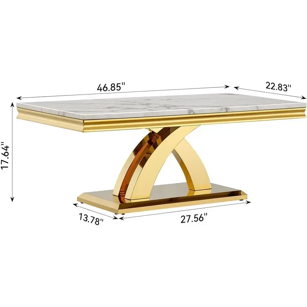 Luxe witte marmeren salontafel - Coffee Tea Or recensie en prijs