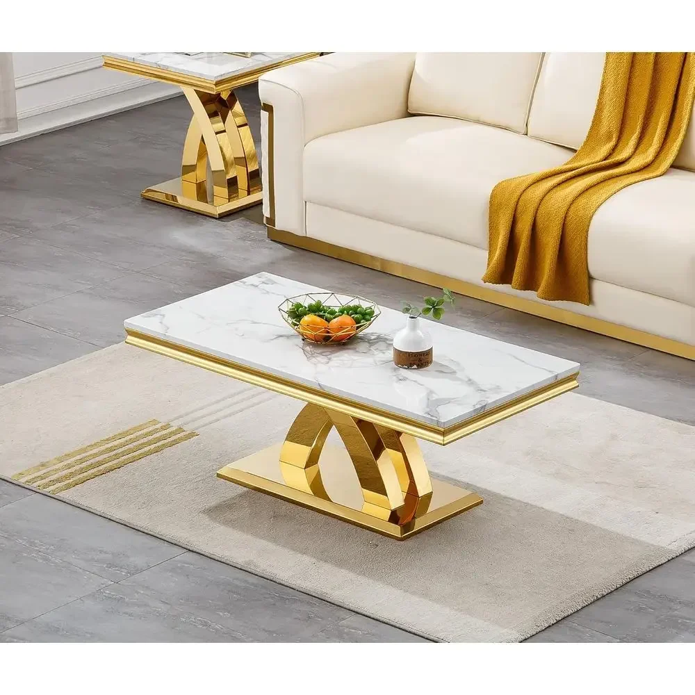 Luxe witte marmeren salontafel - Coffee Tea Or recensie en prijs