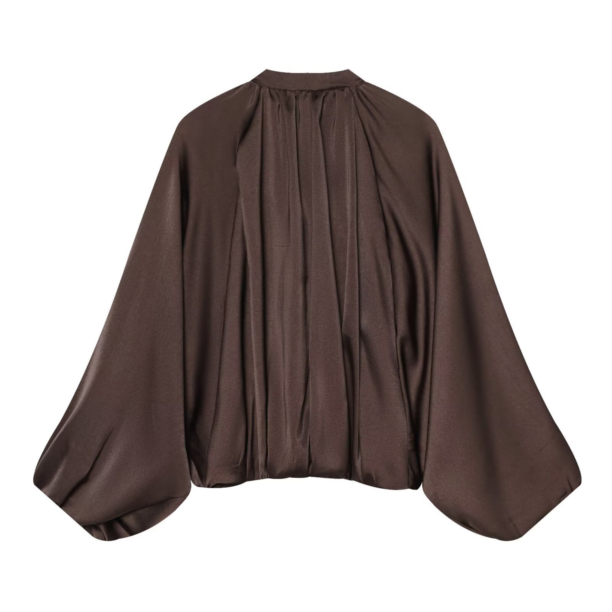 Dames koffiekleurige geplooide - Coffee Tea Weight Loss recensie en prijs