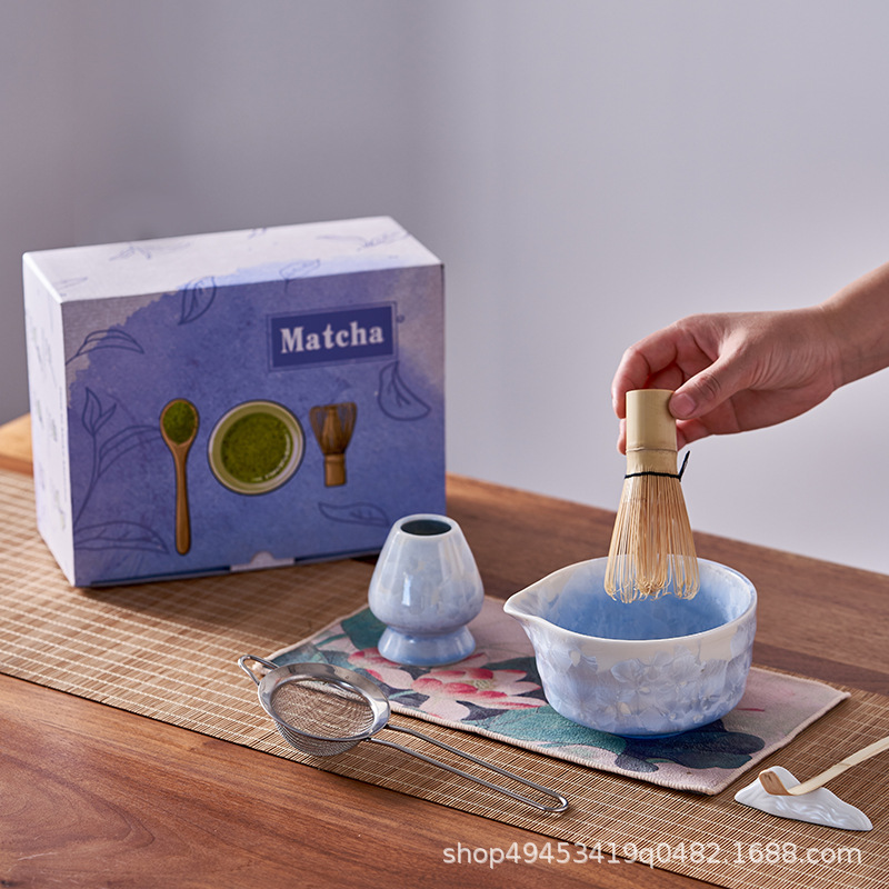 7-delige nieuwe Japanse stijl  - Matcha Whisk Set recensie en prijs