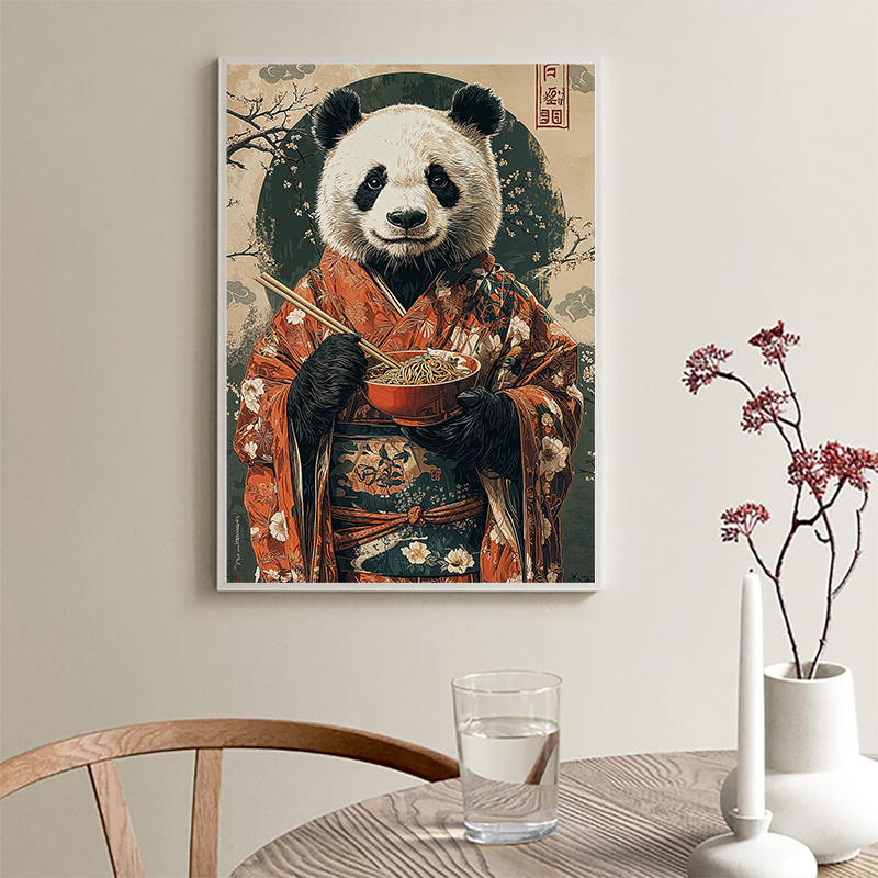 Retro Japanse Kikker Drinken K - Coffee Tea Poster recensie en prijs