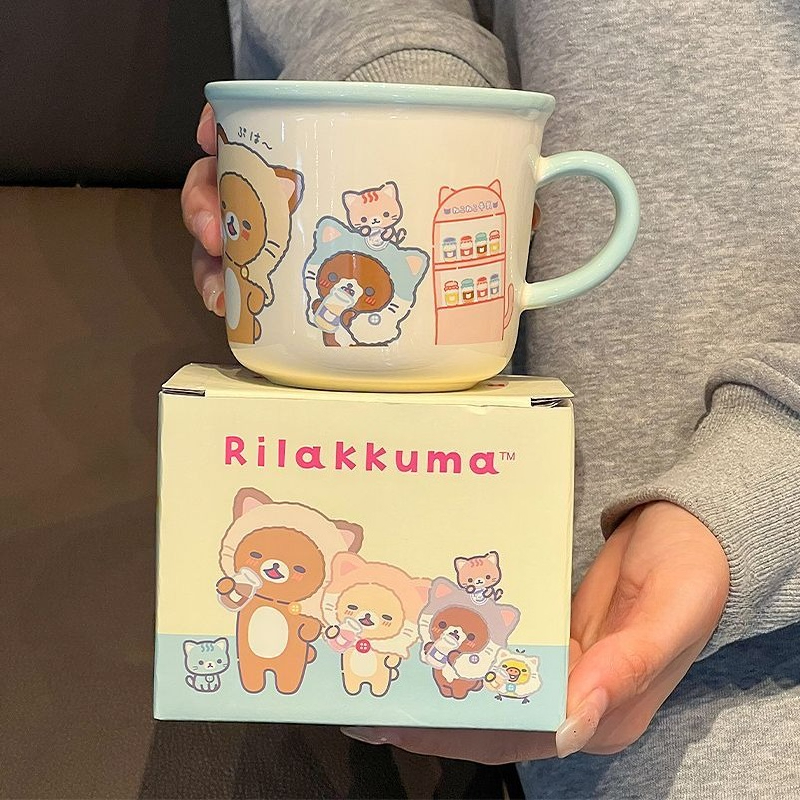 Leuke Rilakkuma keramische mok - Coffee Tea Shop recensie en prijs