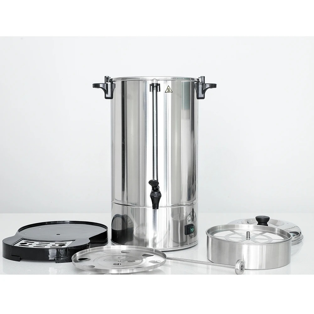 Roestvrijstalen elektrische wa - Coffee Tea Urn recensie en prijs