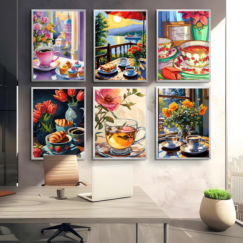 Zoete, gezellige, delicate kun - Coffee Tea Poster recensie en prijs