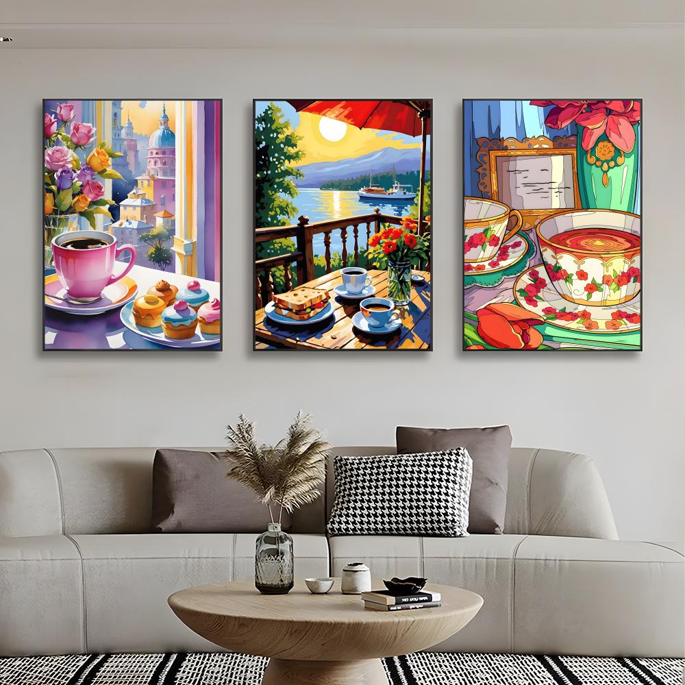 Zoete, gezellige, delicate kun - Coffee Tea Poster recensie en prijs