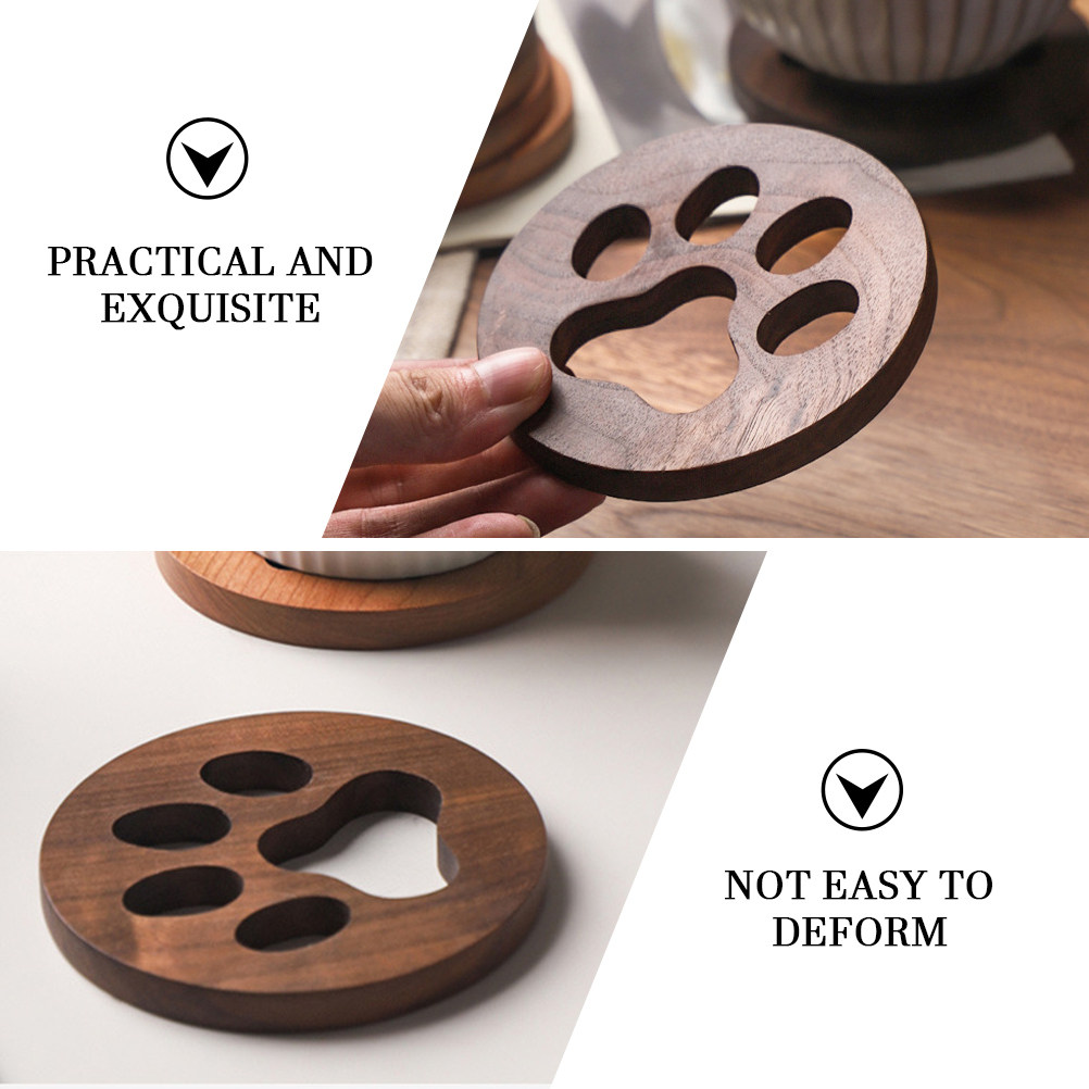 Houten onderzetter theemat pre - Coffee Tea Shop recensie en prijs
