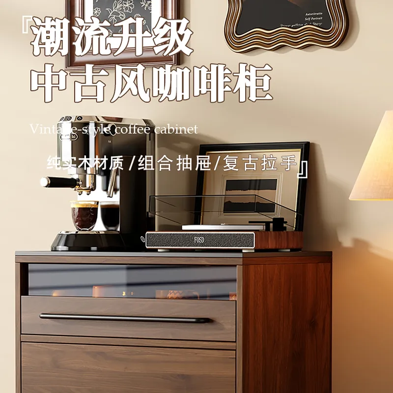 Massief houten sideboard, anti - Coffee Tea Unit recensie en prijs