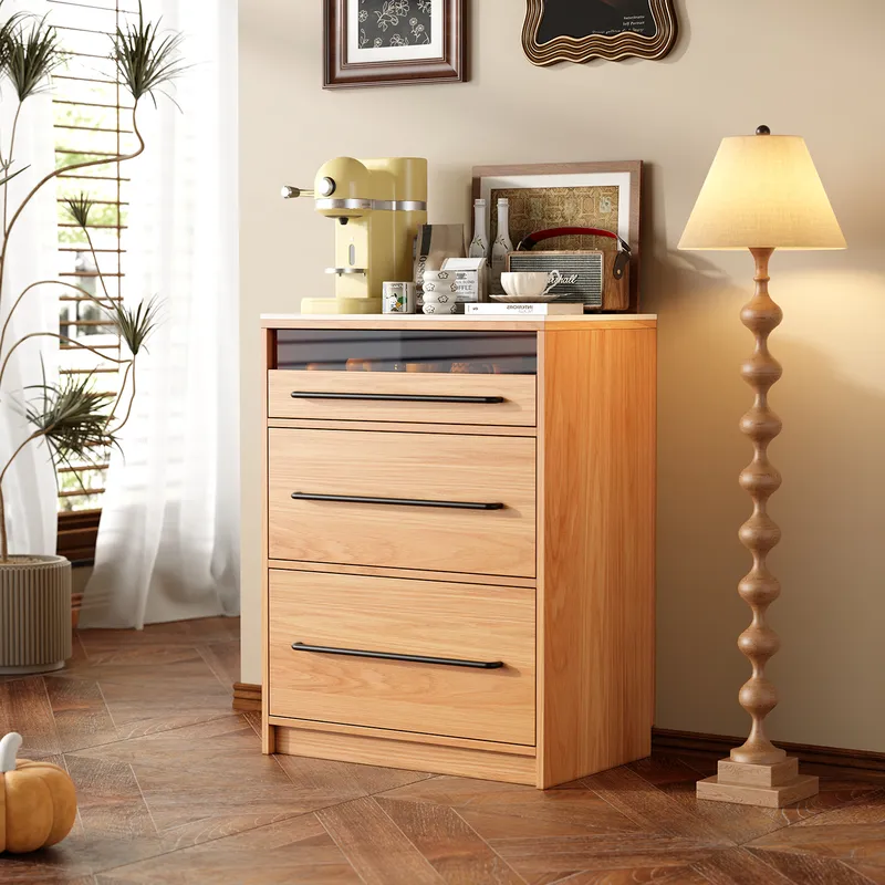 Massief houten sideboard, anti - Coffee Tea Unit recensie en prijs