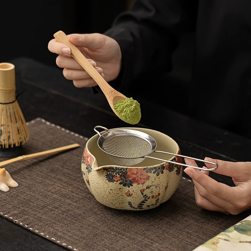 8PCS Japanse Vuursteen rode Ma - Matcha Whisk Set recensie en prijs