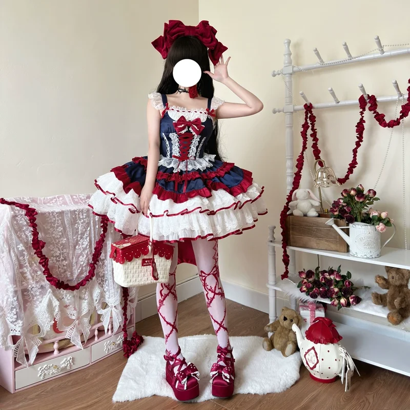 Japanse Sweet Lolita JSK Jurk  - Coffee Tea Weight Loss recensie en prijs