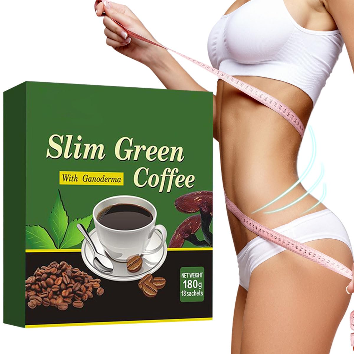 18 stks/doos Premium Slanke Gr - Coffee Tea Weight Loss recensie en prijs