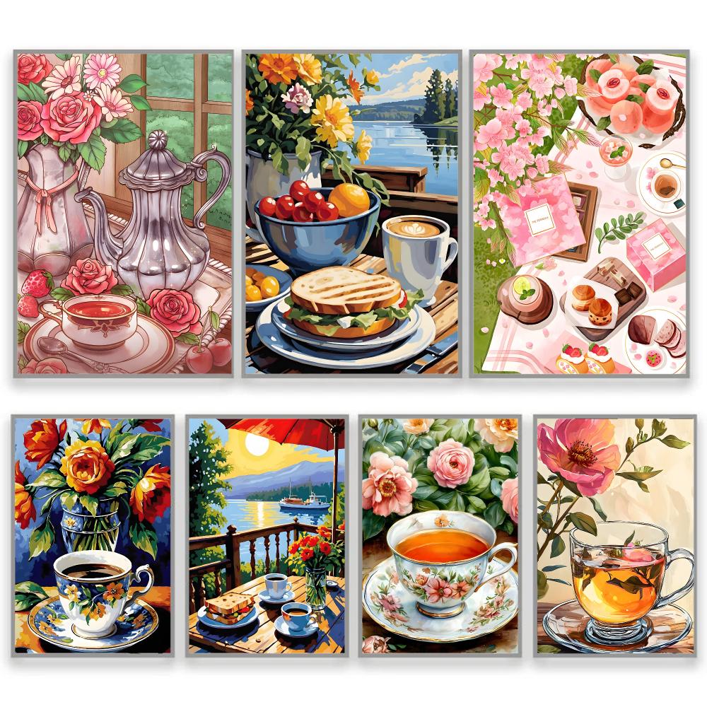 Afternoon Tea Coffee Cup Home  - Coffee Tea Poster recensie en prijs