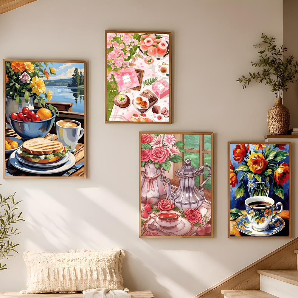 Afternoon Tea Coffee Cup Home  - Coffee Tea Poster recensie en prijs