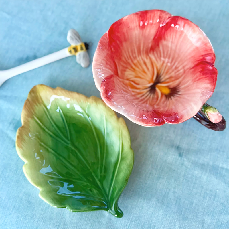 Keramische bloemenkoffiekop me - Coffee Tea Or recensie en prijs